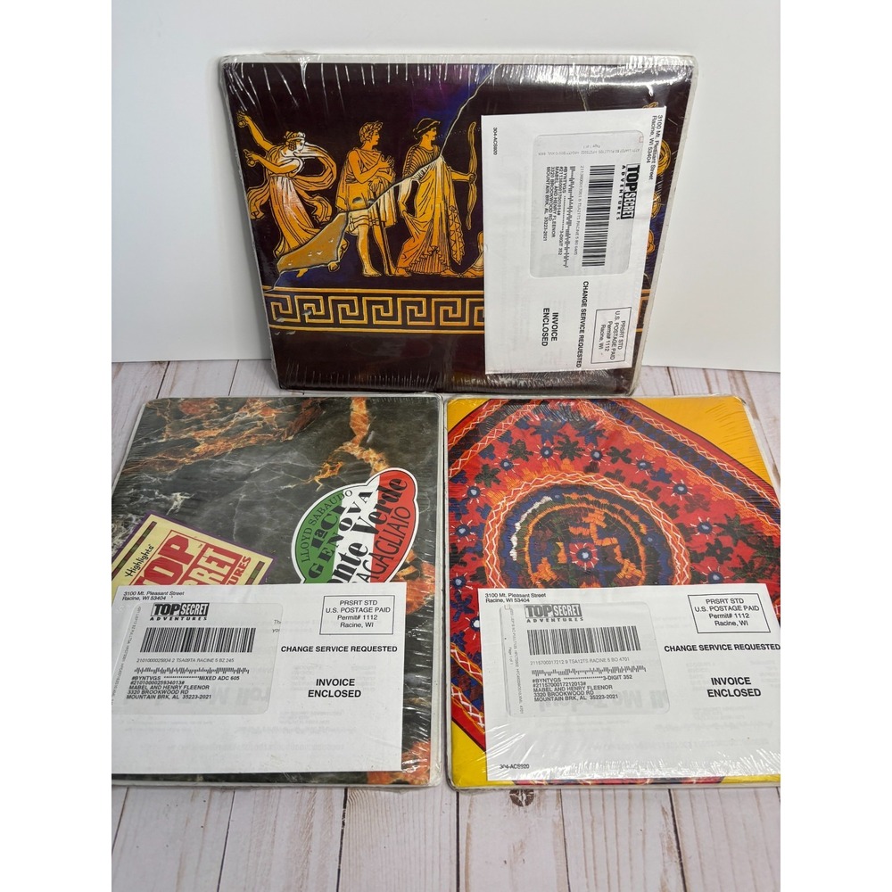 Lot 3 Highlights Top Secret Adventures - Greece, Italy, & India - New/Unopened
